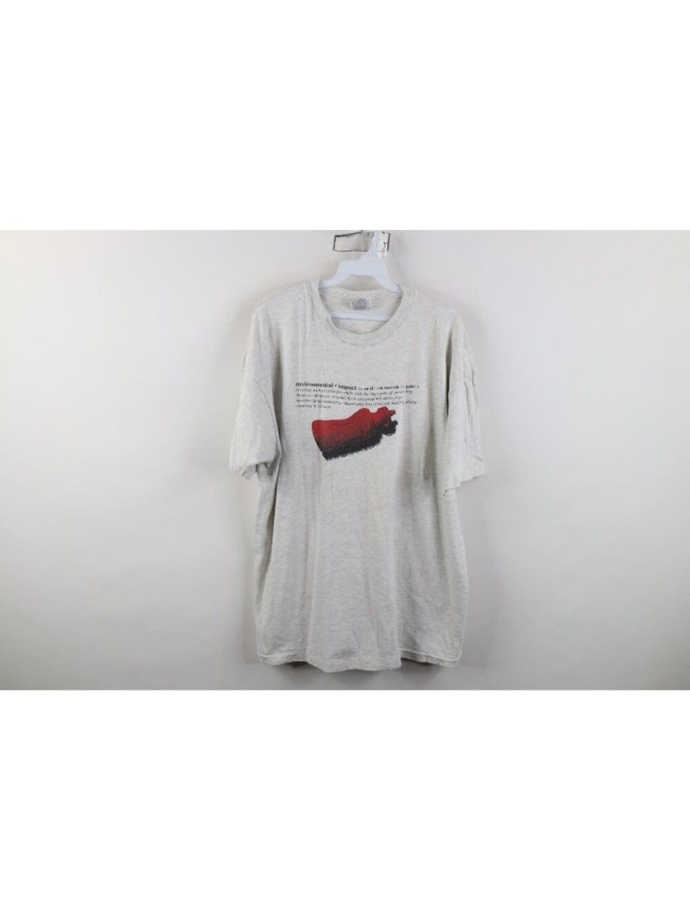 Vintage 90s Primal Wear Cycling Bicycle T-Shirt Mens Size XL Heather Gray USA